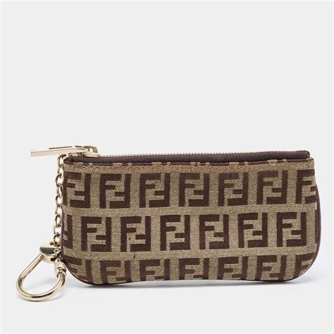 fendi keychain pouch|fendi key ring pocket.